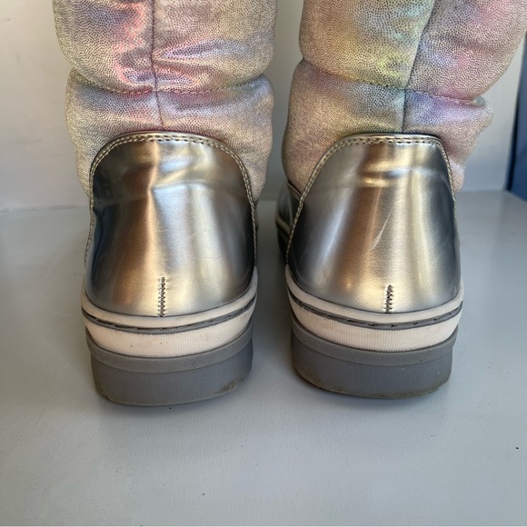 Justice Shoes Justice Girls Rainbow Iridescent Faux Fur Snow Boots Poshmark